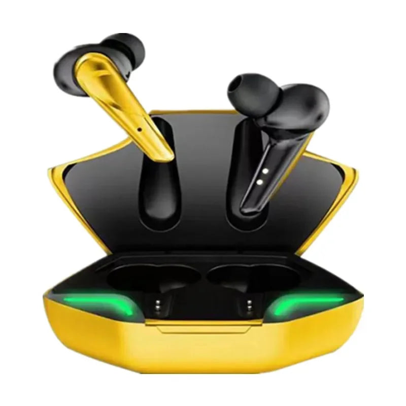 X15Pro Gaming Earbuds Wireless Bluetooth Earphones With Mic Bass Audio Sound Positioning 9D Stereo Music HiFi Headset For Gamer Oasis Select yellow