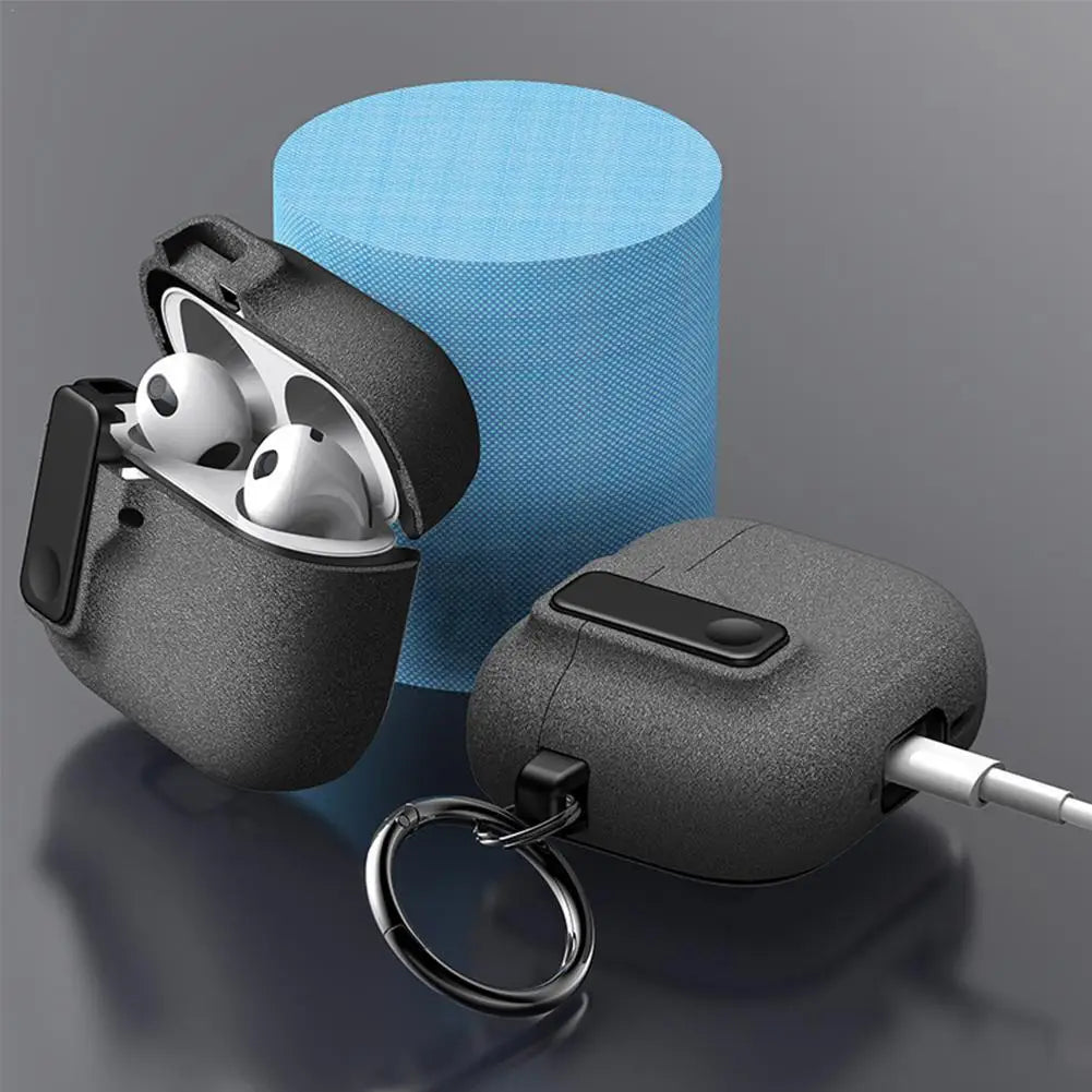 Silicone Case for AirPods 4 – TPU+PC Protective Cover