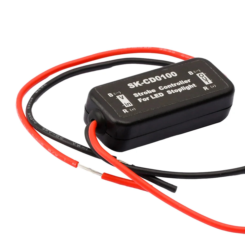 Flash Strobe Controller Flasher Module for LED Brake Light Tail Stop Light 12-24V SK-CD0102 SK-CD0101 SK-CD0100 Oasis Select