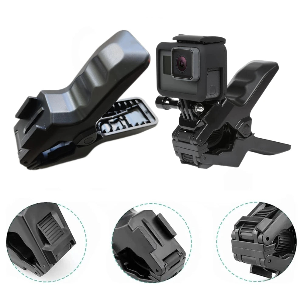 VeFly 8-Joint Flex Clamp Gooseneck Mount for GoPro & Action Cams