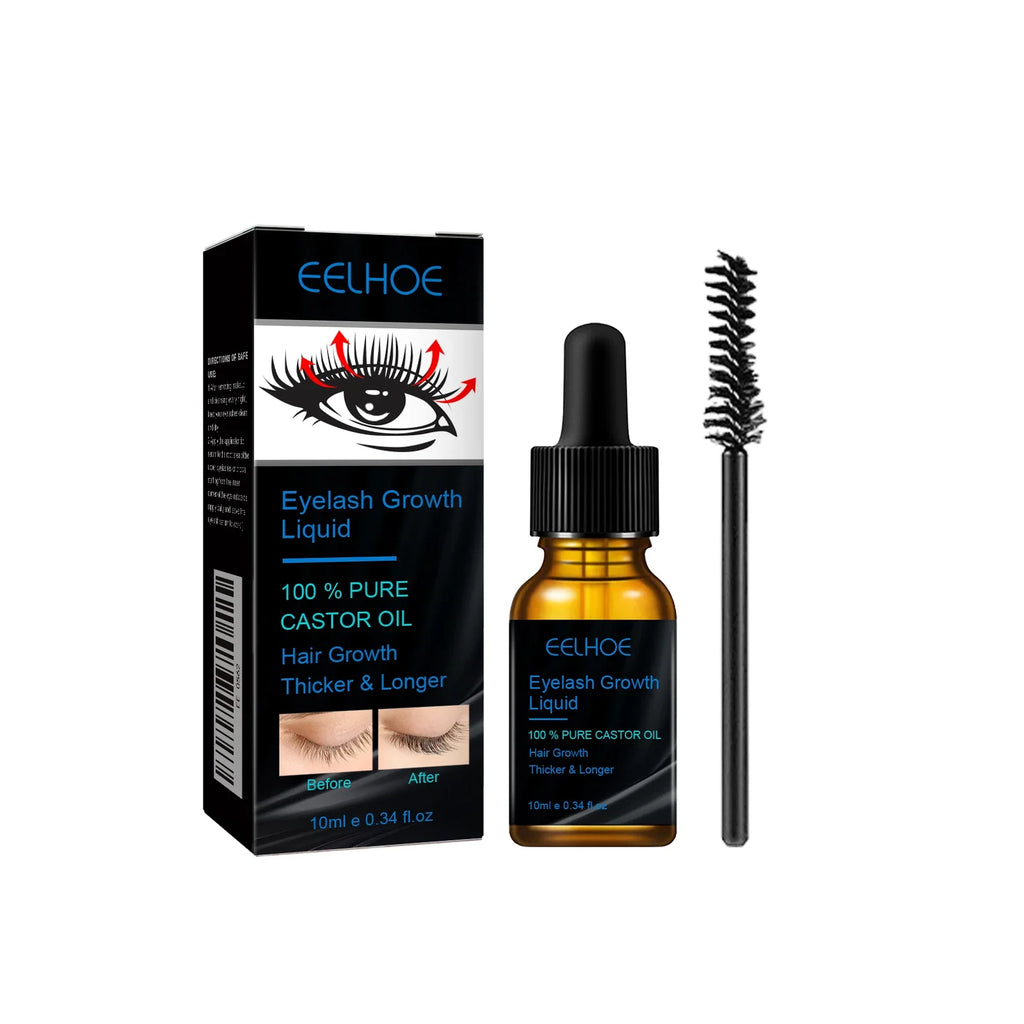 Eyebrows Natural Thick Slender Curl Curl Moist Natural Castor Oil Growth Liquid Serum Extension Eyelash Female Makeup Product Oasis Select 1pcs