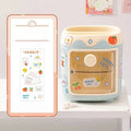 Cute cute pig pen holder student large-capacity desktop storage bucket girl children's stationery storage container wholesale Oasis Select blue