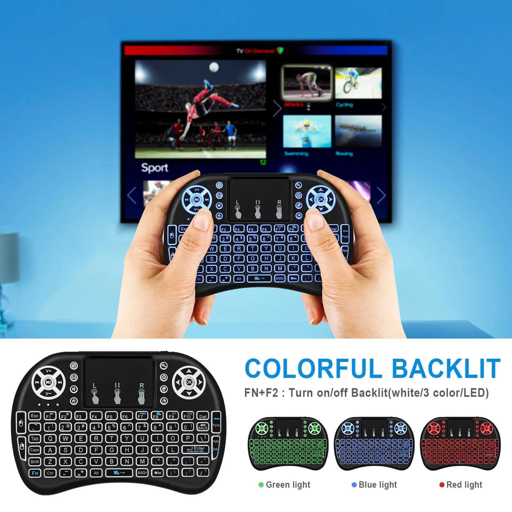 AyeBeau RGB Mini Wireless Keyboard & Touchpad | Multi-Language