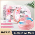 SADOER Sakura Collagen Eye Masks 60pcs – Hydrogel Eye Patches Hydrogel Eye Patches Oasis Select 1 box