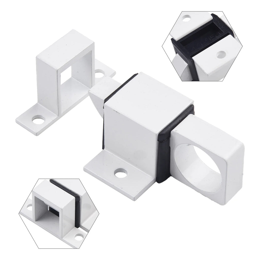 Automatic Door Bolt Latch Self-closing Security Pull-Ring Spring Bounce Door Bolt Lock Automatic Latch Lock Oasis Select