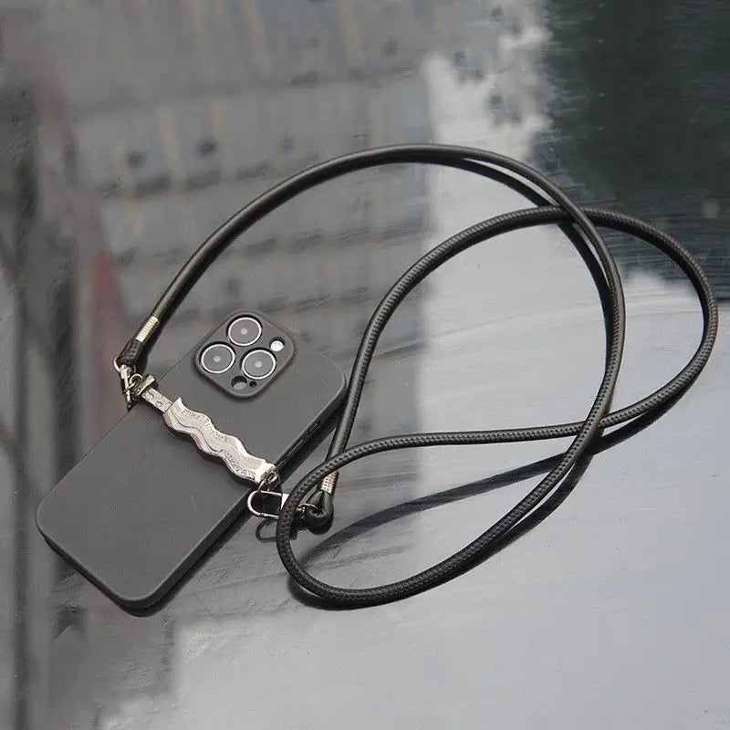 Pu Leather Round Bag Strap Fashion Replaceable Single Shoulder Crossbody Bag With Phone Case Lanyard Oasis Select