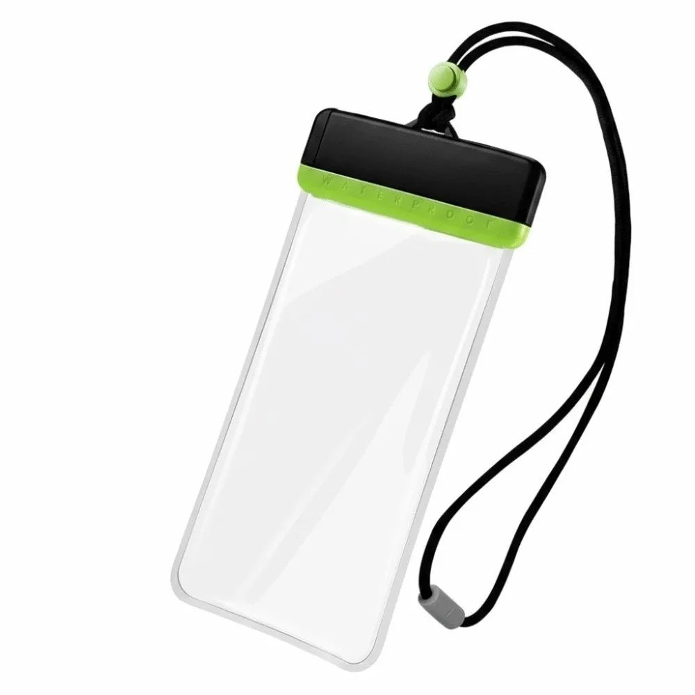 Adjustable Strap Waterproof Phone Pouch Sealed Lightweight Crossbody Dry Bag Contrasting Colors Large Capacity PVC Storage Pack Oasis Select Green
