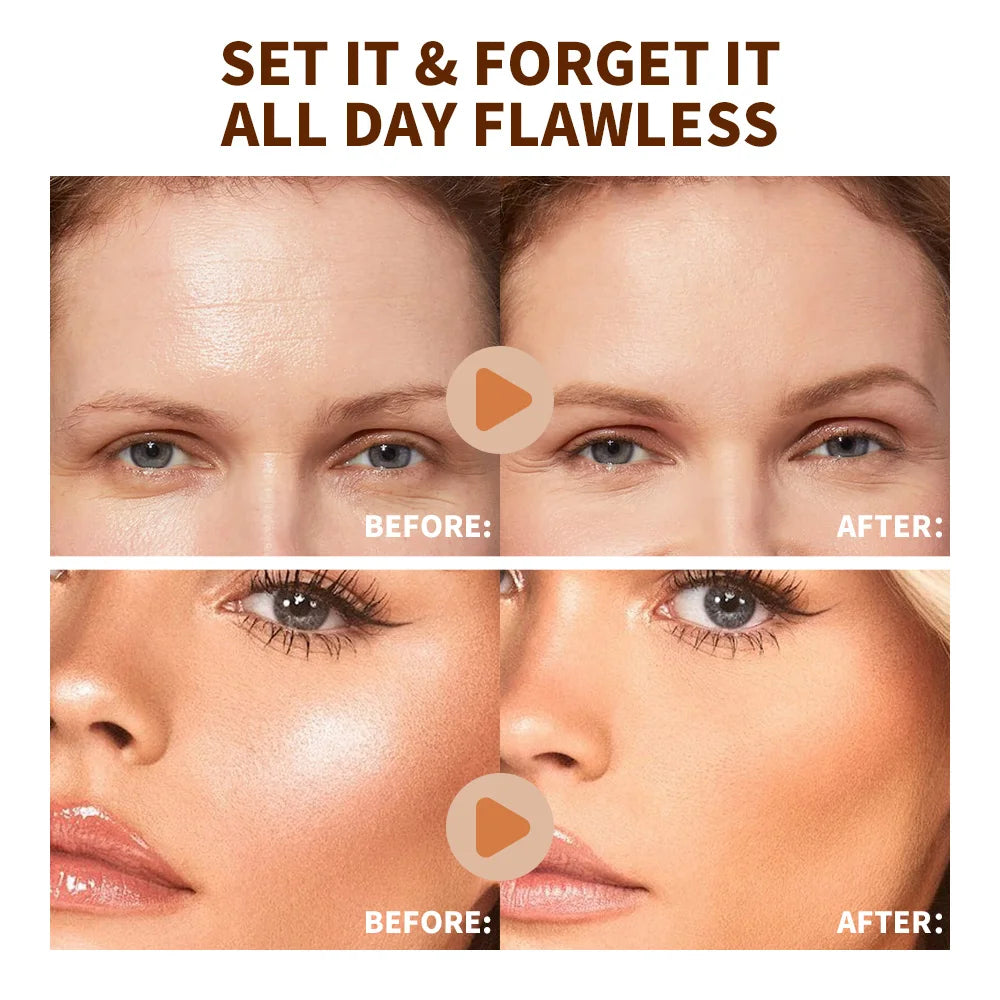 Translucent Loose Setting Powder Long-lasting Oil Control Weightless Lightweight Smudge Proof Matte Setting Powder Makeup Oasis Select
