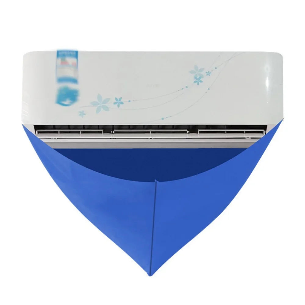 100cm PVC Air Conditioner Cleaning Cover Bag with Drain Pipe AC Cleaning Cover Bag Oasis Select