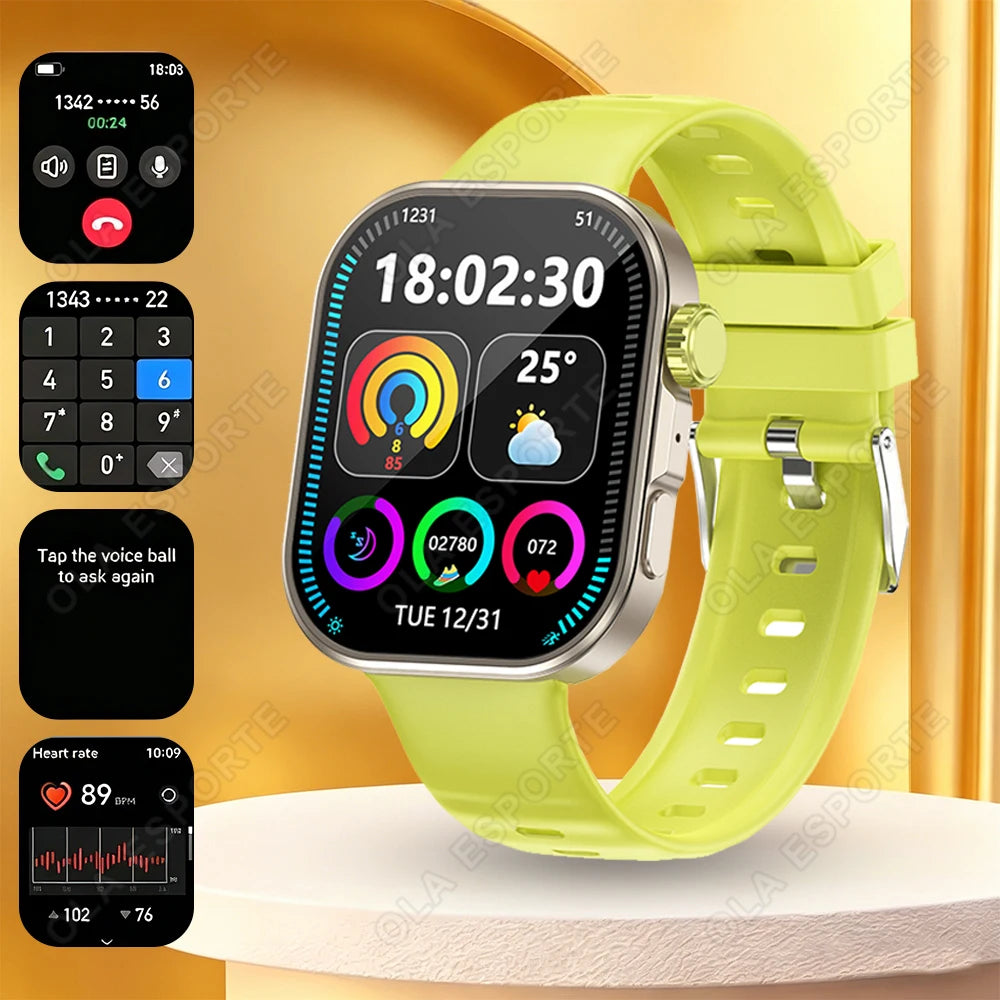 HW12 Smartwatch 2.01" HD Bluetooth Call & Fitness Tracker