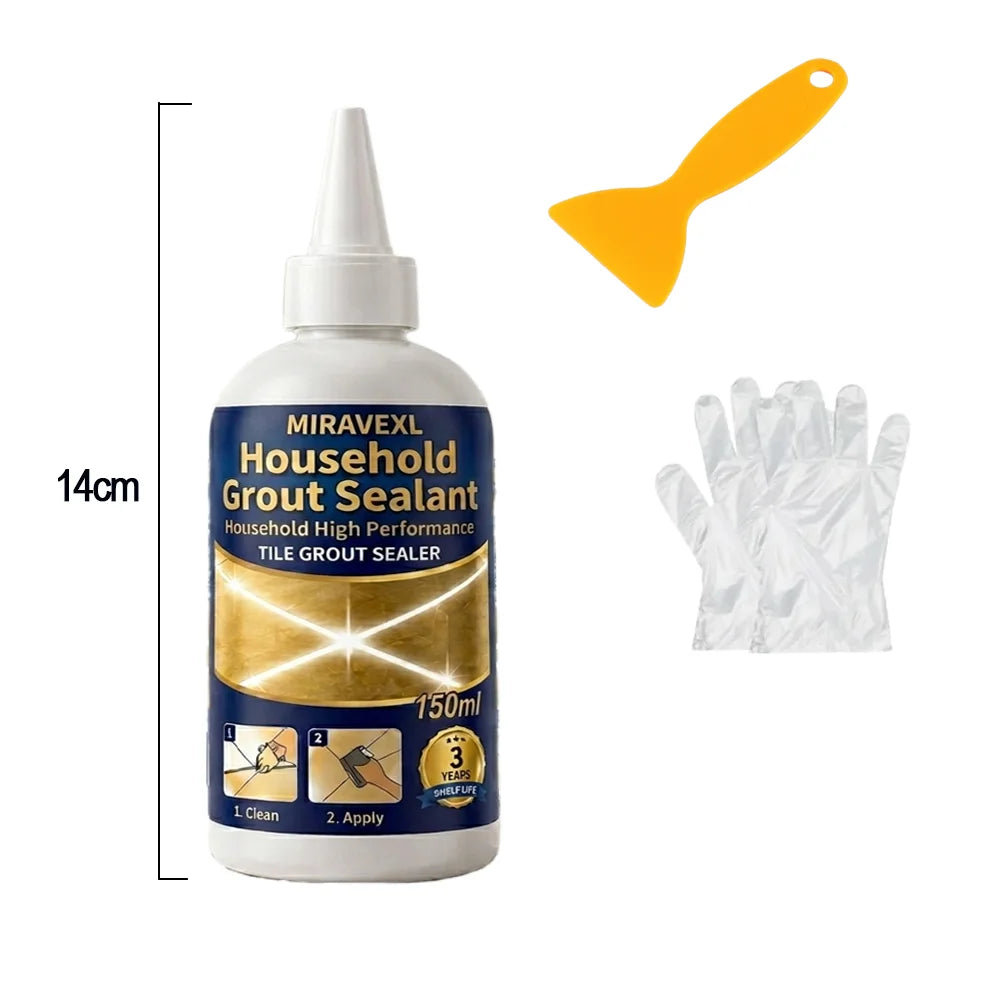 Tile Grout Sealer – Waterproof Sealing Spray with Squeeze Nozzle; Safe Repair Solution for Showers, Bathrooms, and Floors Oasis Select