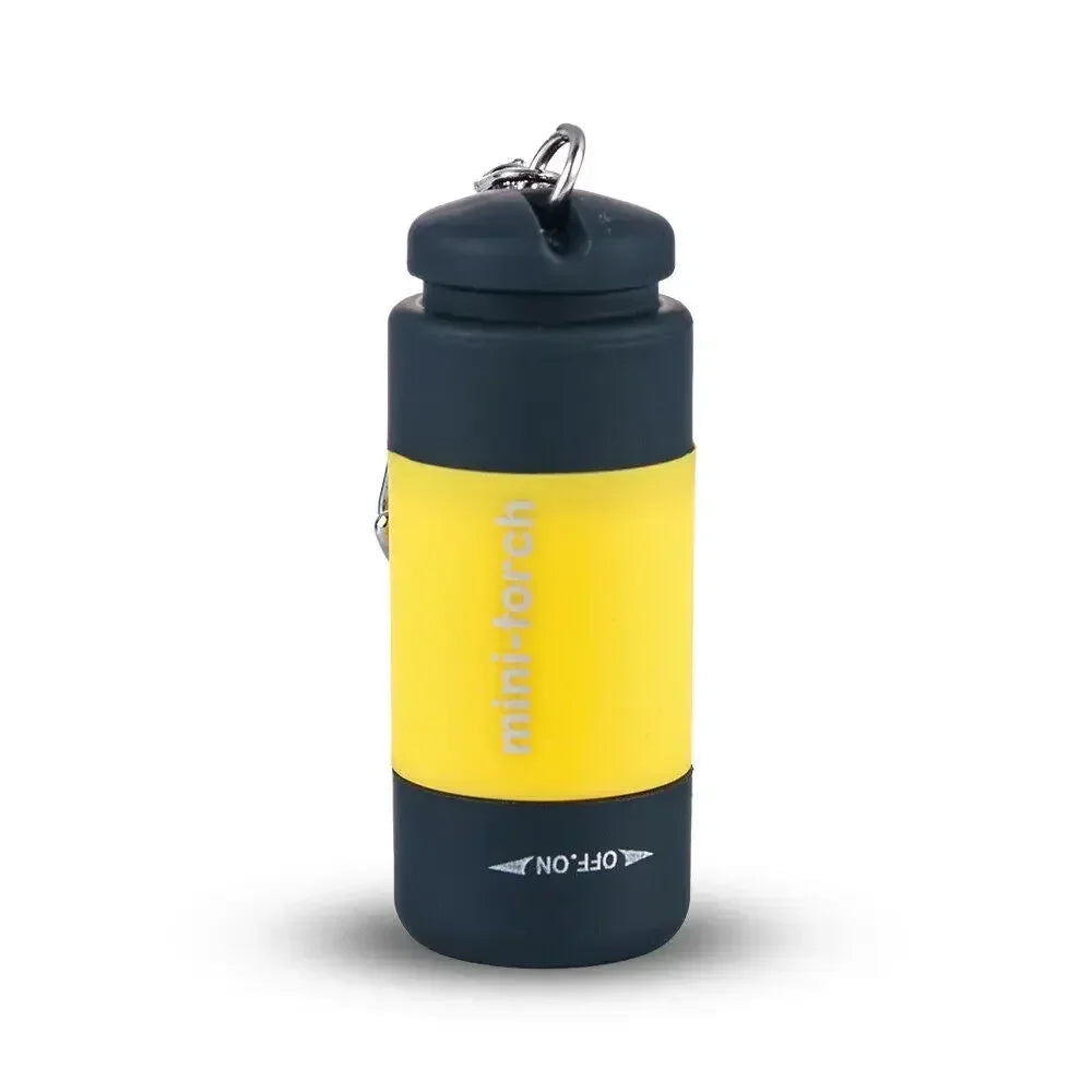 POCKETMAN Mini LED Keychain Flashlight | USB Rechargeable Torch
