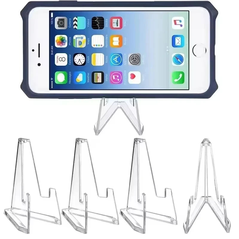 30/10PCS Triangular Card Display Stand Mini Acrylic Idol Photo Picture Holder Stands for Coin Sports Trading Cards Display Racks Oasis Select