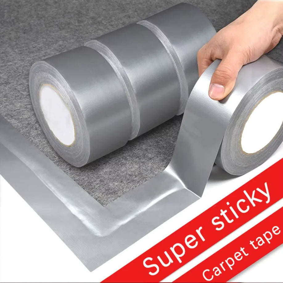 Super Sticky Cloth Duct Tape Carpet Binding Floor Waterproof Heavy Duty Industrial Adhesive Tape Repair Bundles Oasis Select