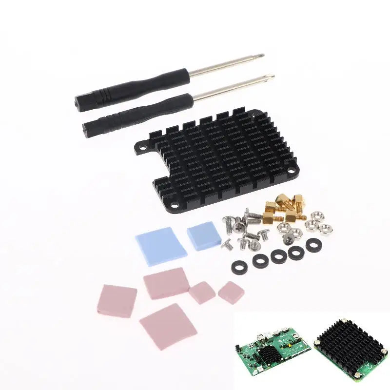 Aluminum For CM4 Heatsink Reserved Hole Design With Installation Tool High Thermal Conductivity For Industrial Automation Oasis Select