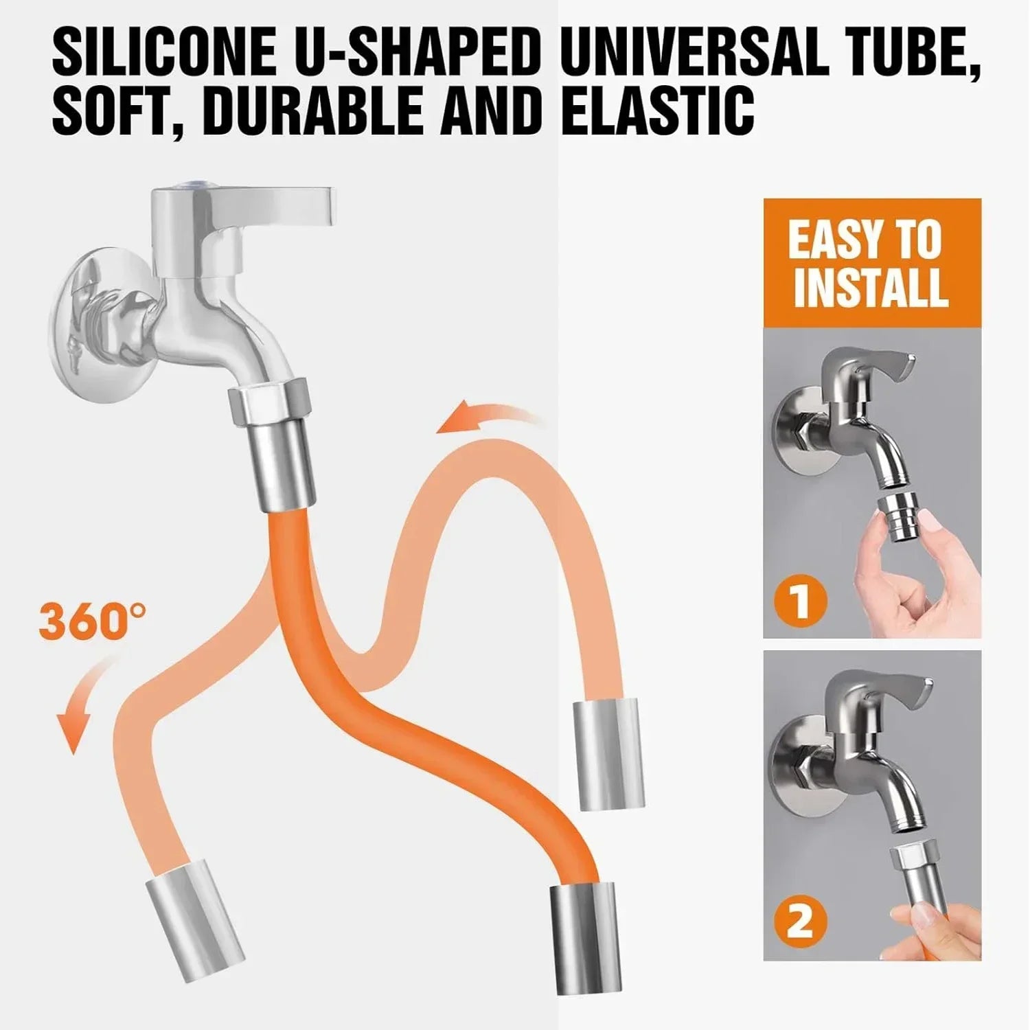 Water Faucet Extension Pipe, Universal Extended Water Pipe, Anti-Splash Extension Pipe 2025 Oasis Select