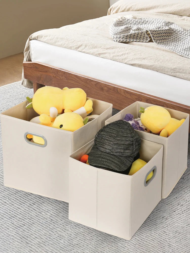 Square Grid Storage Box Home Dormitory Stackable Storage Bin Bookcase Storage Box Toy Miscellaneous Item Organizer Basket Oasis Select