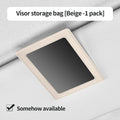 Car Sun Visor Card Holder – Microfiber Dual-Mount Organizer