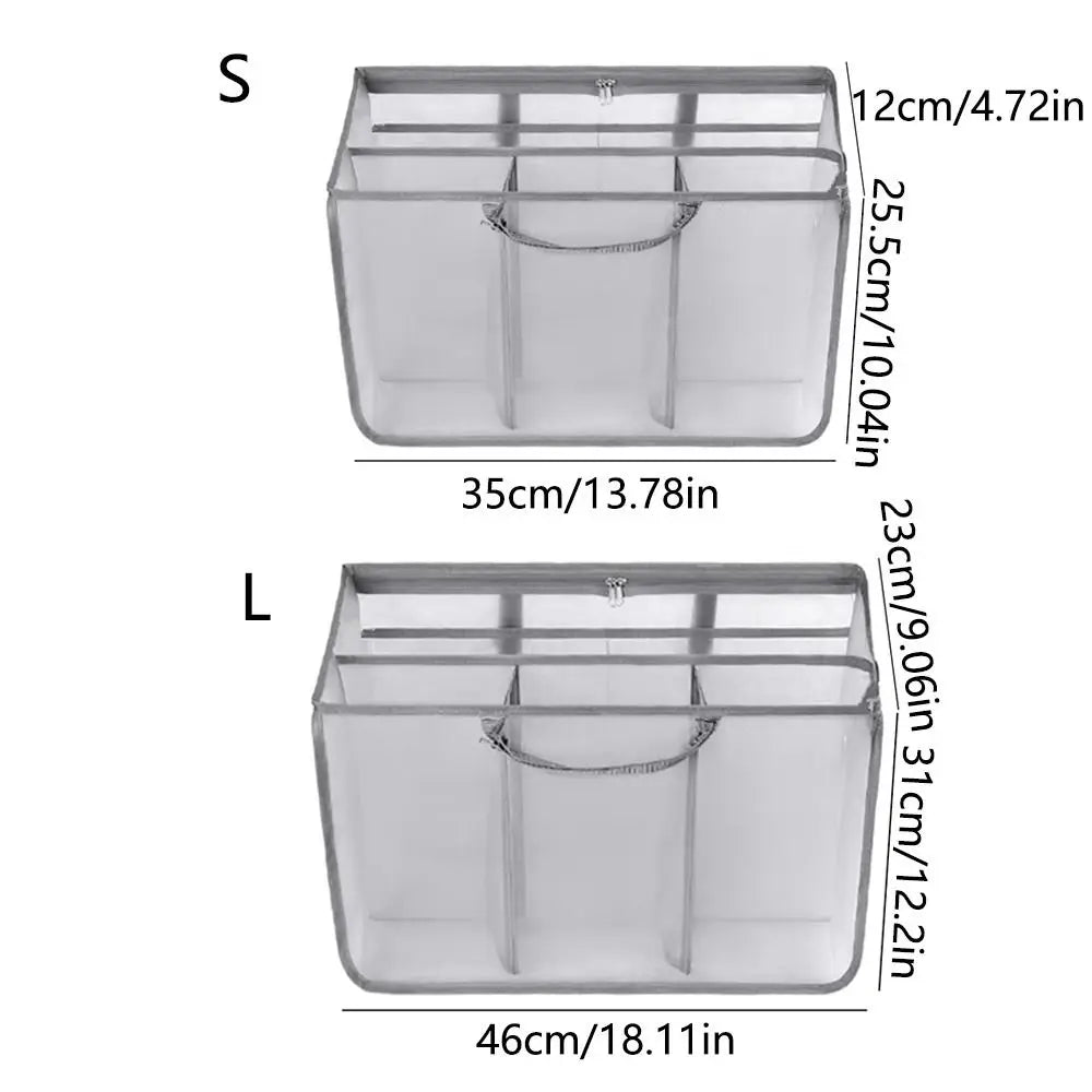 Sandproof Beach Tote Organizer Insert Breathable Handle Buckle Beach Handbag Inner Bag Transparent Large Capacity Oasis Select