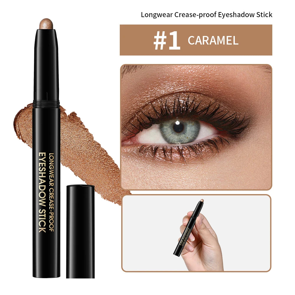 Pearlescent Glitter Eyeliner Pencil – 26 Shades, Waterproof