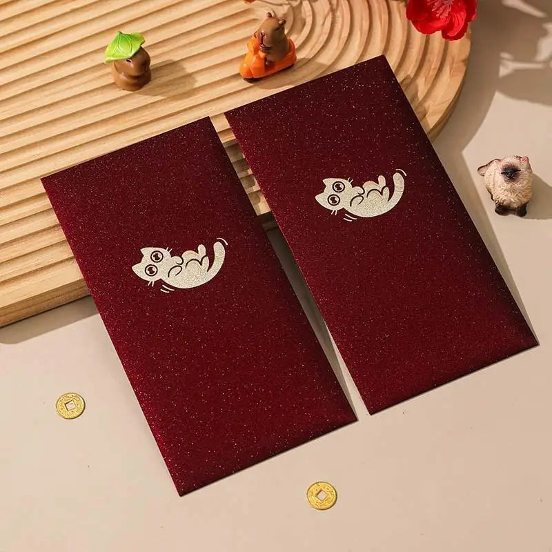 6Pcs Happy Birthday Red Envelope Hot Stamping Creative Red Pocket Red Pocket For Lucky Money Birthday Wedding Red Gift Envelopes Oasis Select A9