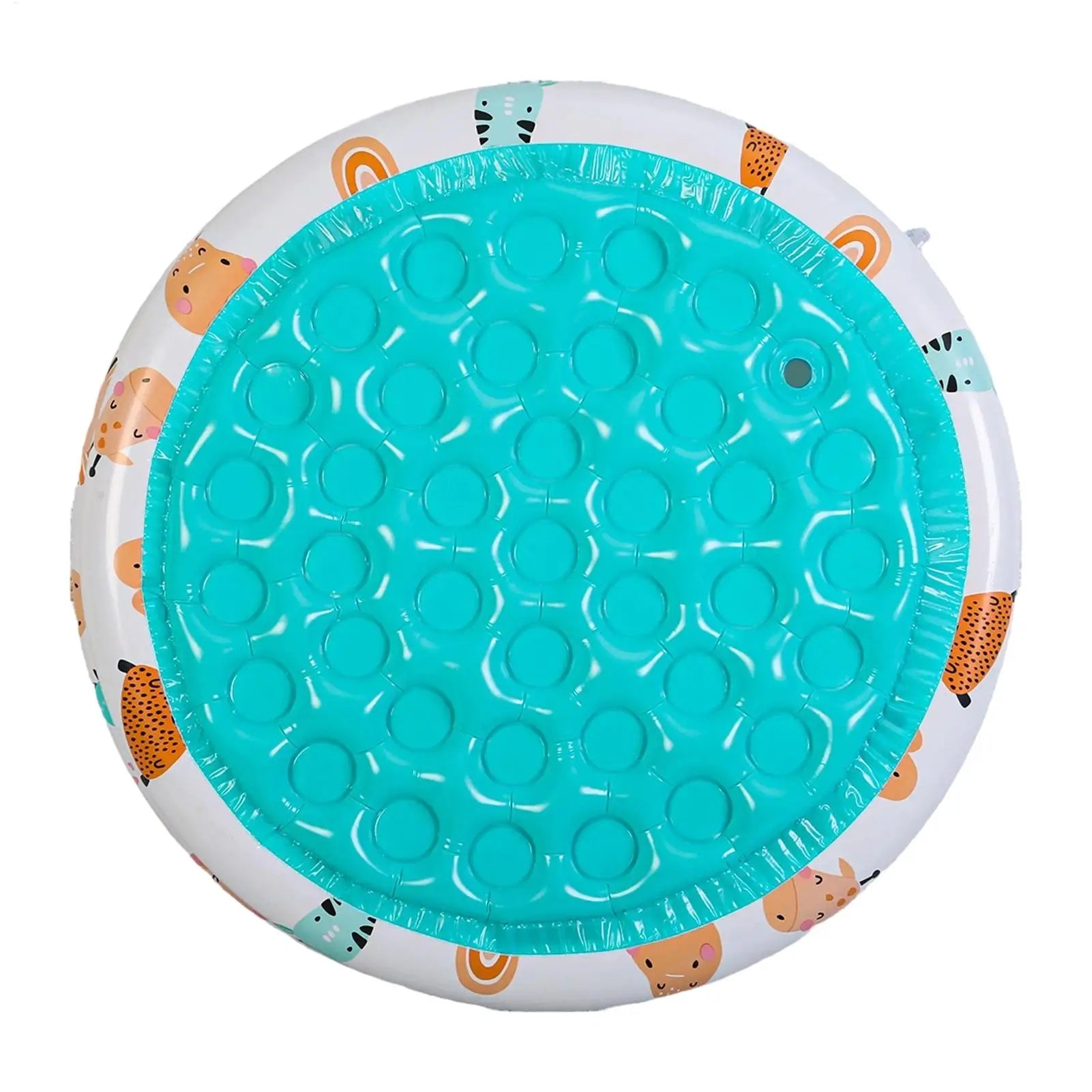 Pool for Kids Cute Pattern Blow Up Bathing Tub Round Inflatable Outdoor Pool for Boys Girls Pet Sea Ball Fishing Toy Garden Oasis Select