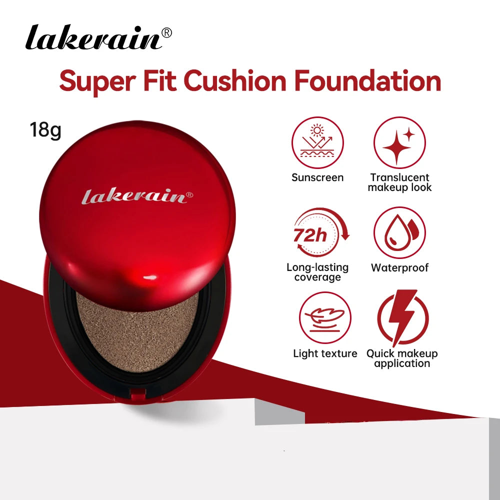 Korean Cushion Foundation – Full Coverage, Waterproof & SPF