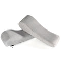 2pcs Ergonomic Armrest Pads,Office Chair Cushion for Elbow & Forearm Pressure Relief,Universal Fit Designed To Relieve Pressure Oasis Select Light Grey See below for size descriptions