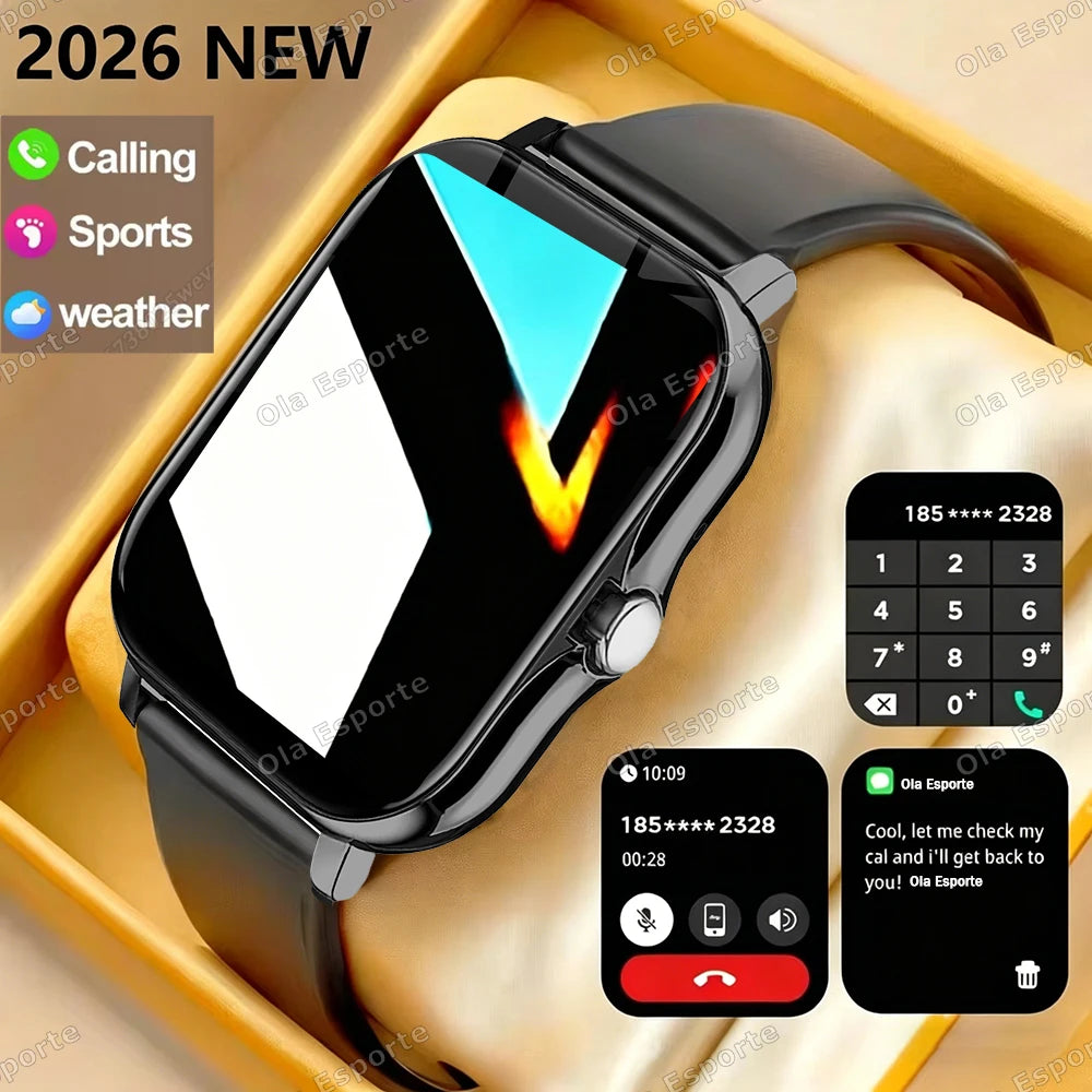 Ola Esporte 1.83" Smart Watch Bluetooth Call Fitness Tracker