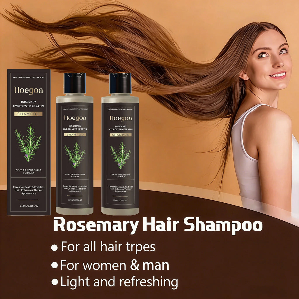 HOEGOA Rosemary Shampoo – Volumizing, Thickening & Anti-Dandruff Rosemary Hair Shampoo Oasis Select