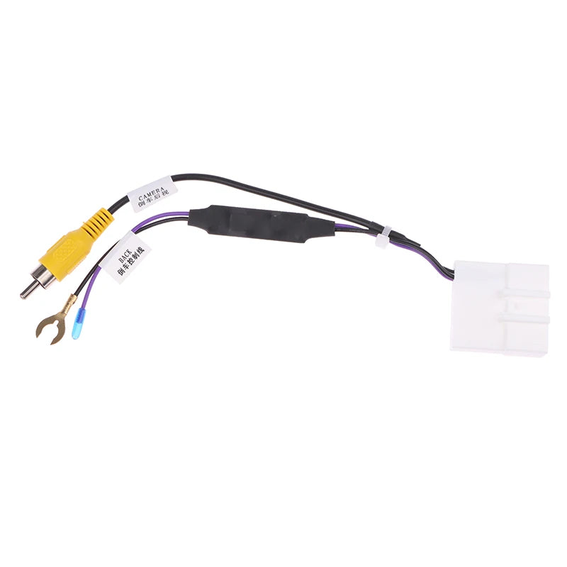 One-Piece DIY 24Pin Car Reverse Cam Video Output Cable, Auto Accessory Oasis Select
