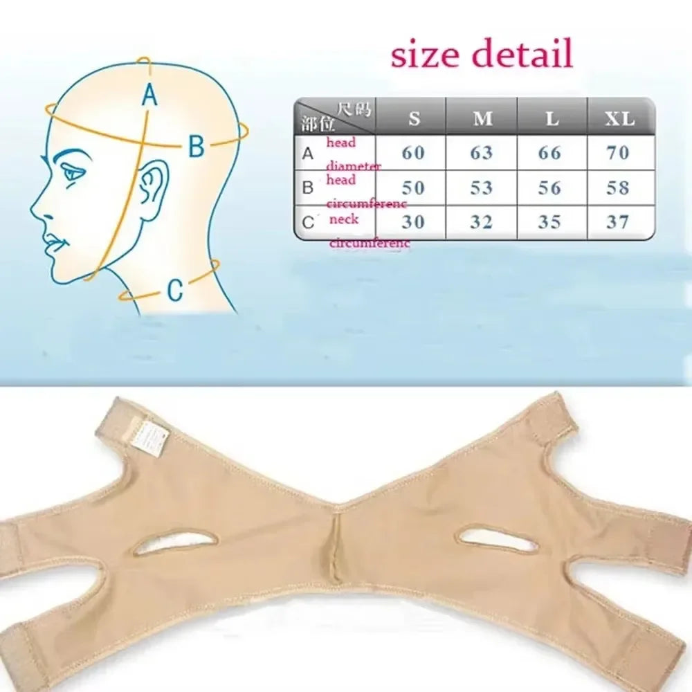 Face V Shaper Facial Slimming Bandage Relaxation Lift Up Belt Shape Lift Reduce Double Band Massage Chin Massage Care Tools Oasis Select