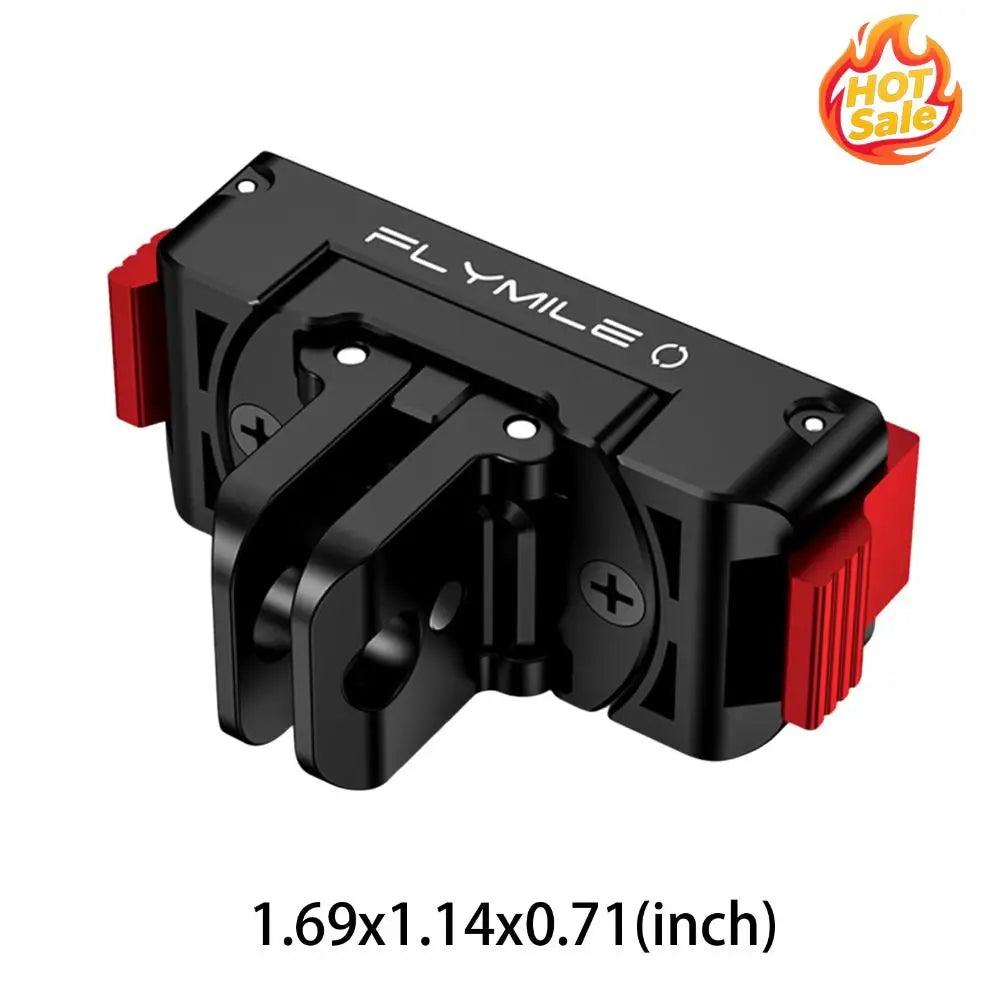 Magnetic Extension Base Bracket with 1/4 Screw Hole Adapter Base Mount 360° Rotation for DJI OSMO Nano and Action 6 Oasis Select