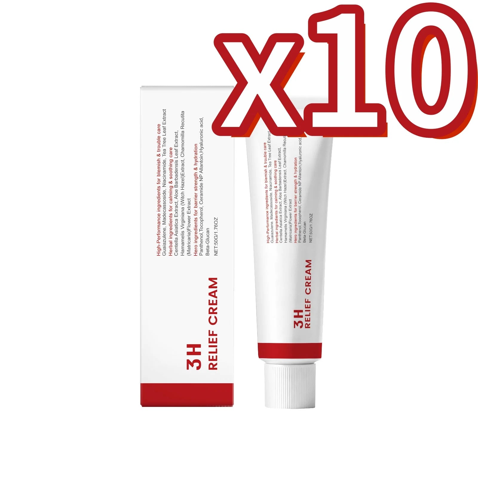 Centella Nicotinamide Face Cream – Moisturize & Brighten Skin Face Moisturizer Cream Oasis Select 50g Boxed X10PCS