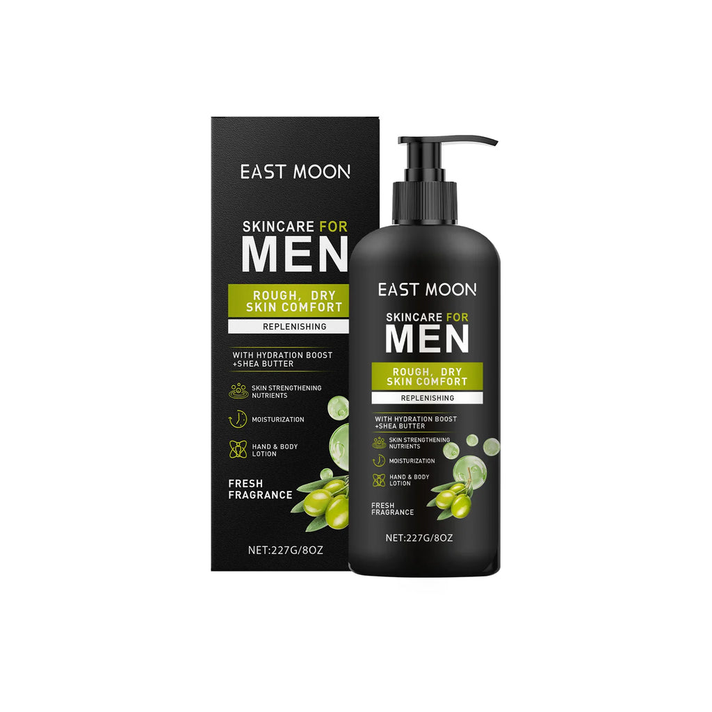 East Moon Men's Body Lotion – Moisturizing Nourishing Cream Men's Body Cream Oasis Select 227g boxed