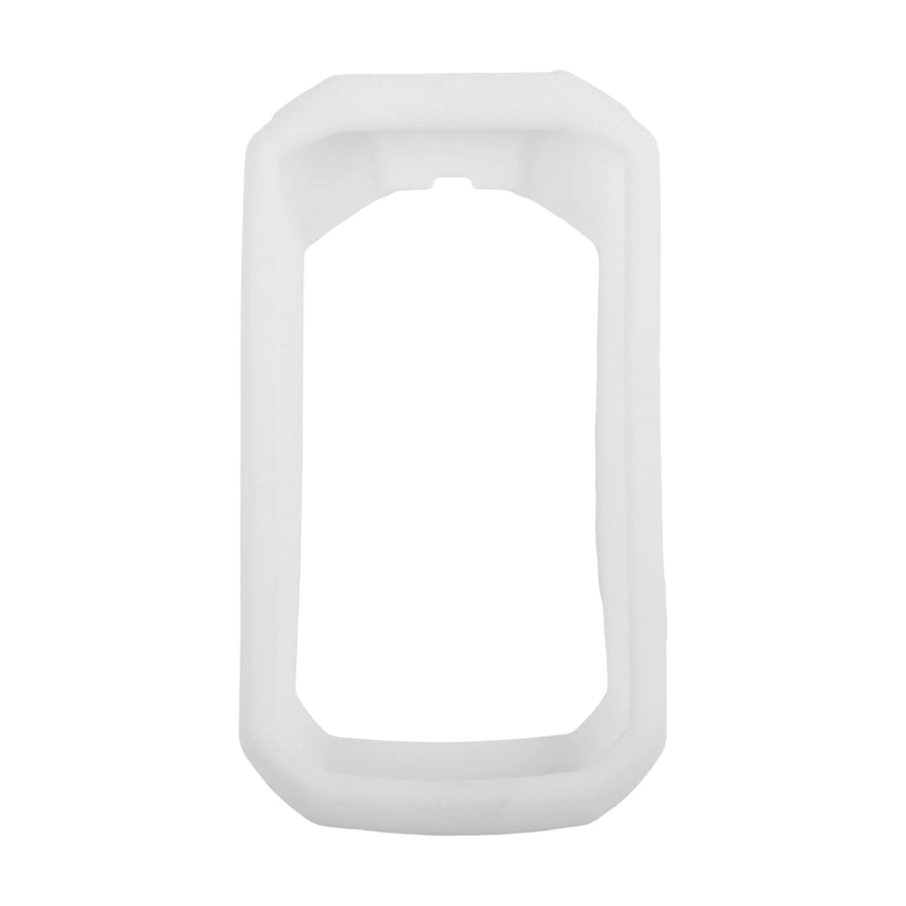 Half Pack Silicone Protective Case Premium Soft Silicone Protective Case For Garmin Edge 1040 - Anti-Scratch And Fall Prevention Oasis Select White