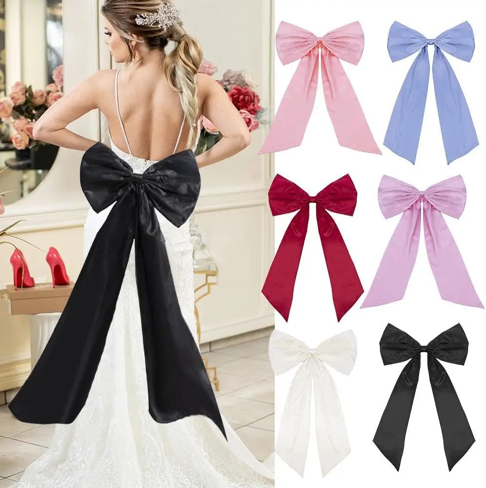 43 x 24 Inches Large Bow Themed Party Decorations Giant Pink Bow Decor Satin Ribbon, Contains Felt Big Pink Bow Wall Decor Oasis Select