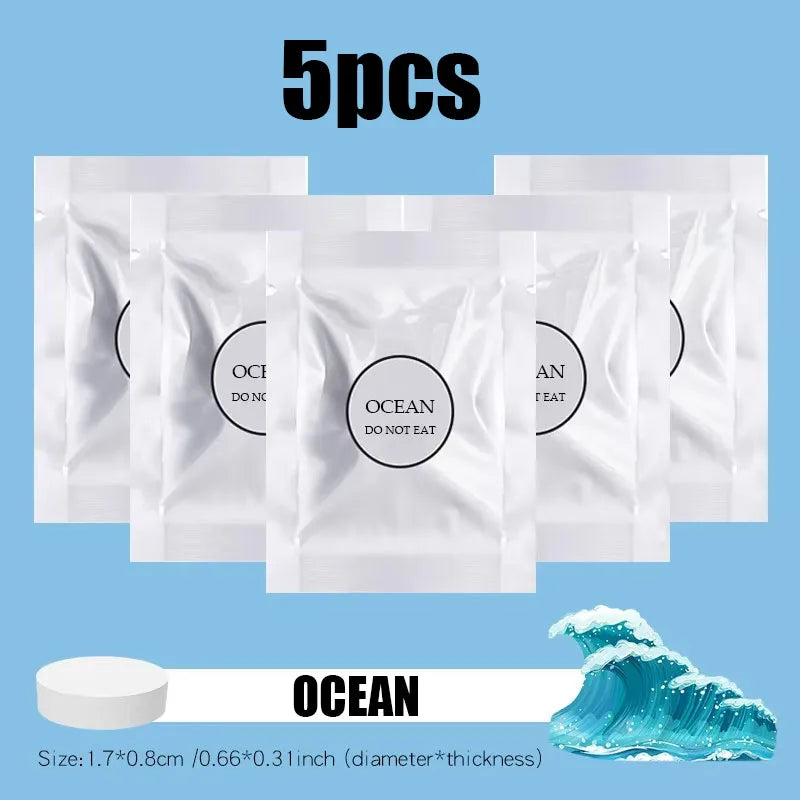 5/10/15pcs Car Diffuser Tablets, Car Air Freshener Replacement, Car Vent Perfume Refill, Auto Accessories, Car O Solid Perfume Oasis Select 5pcs Ocean
