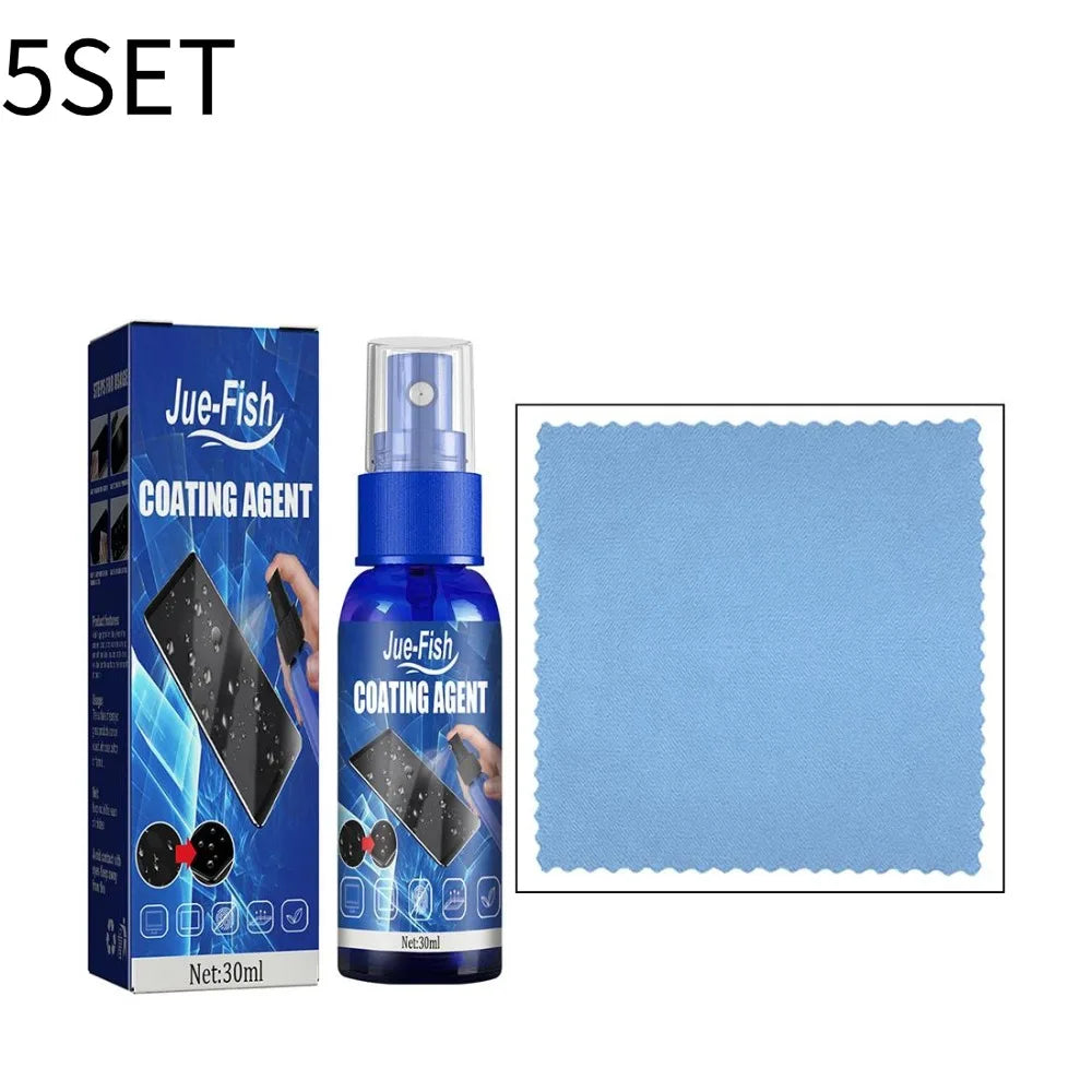 Screen Cleaner Spray Kit with Microfiber Cloth Anti-Fingerprint Polish Coating for Phone Tablet Camera Screen Cleaning Protectio Oasis Select 5pcs