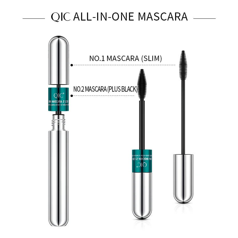 QIC 4D Waterproof Mascara – Lengthening, Thickening & Curling
