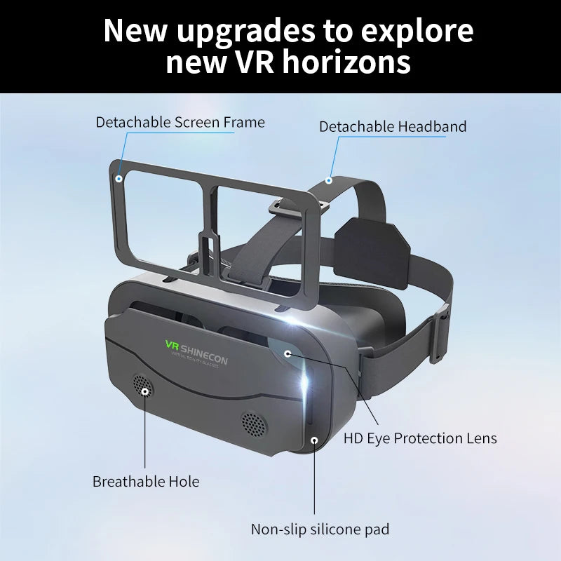 3D VR Headset Goggles for iPhone & Android | 110° FOV