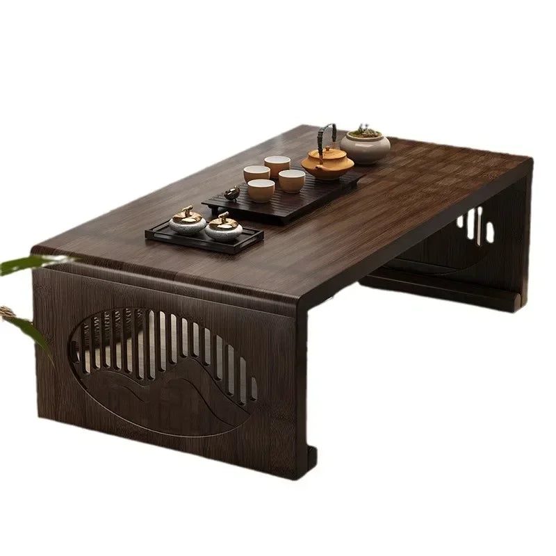 Multi-functional bay window small table tea table bed folding small coffee table balcony low table Oasis Select