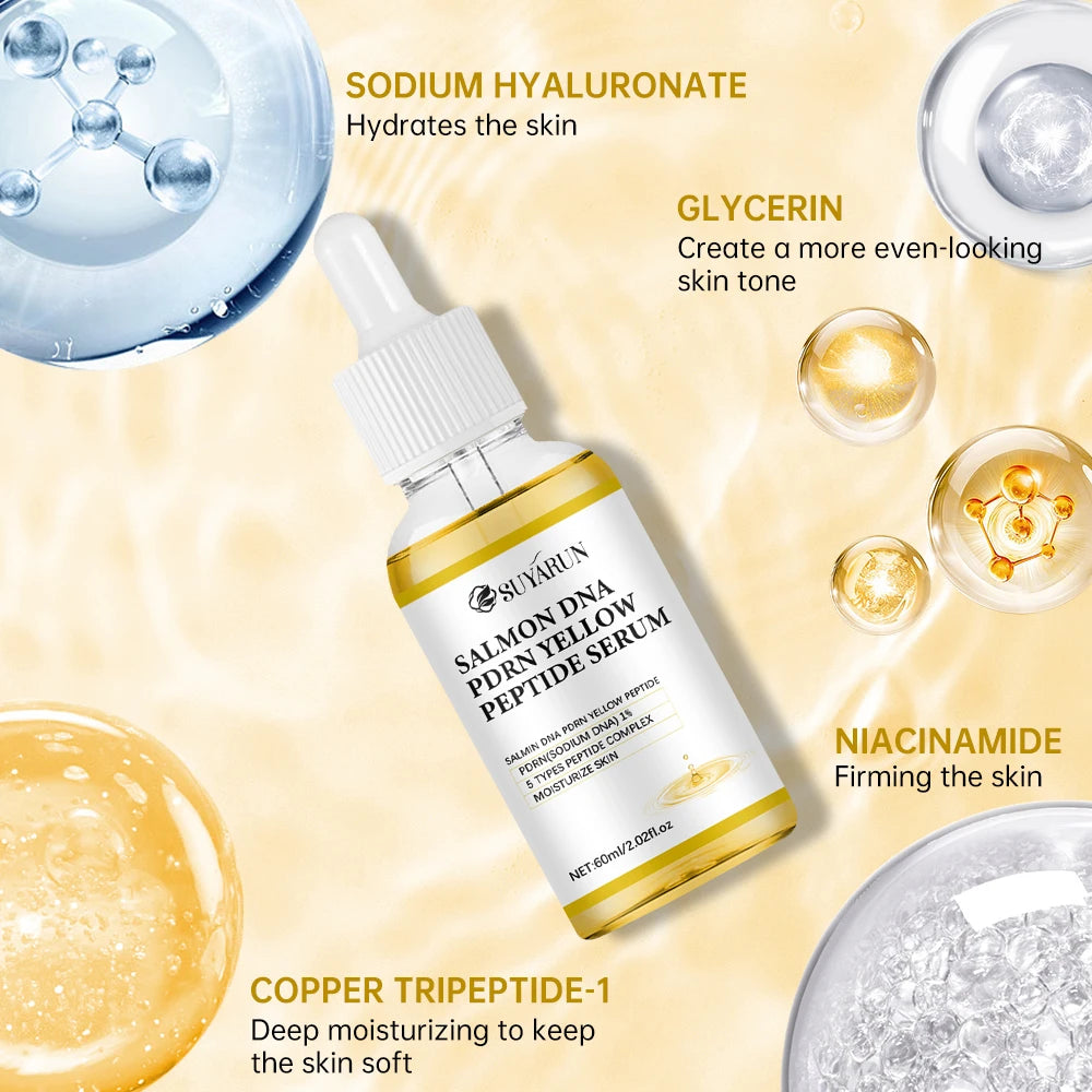 SUYARUN Salmon DNA PDRN + Yellow Peptide Serum | Anti-Aging Face Serum Oasis Select