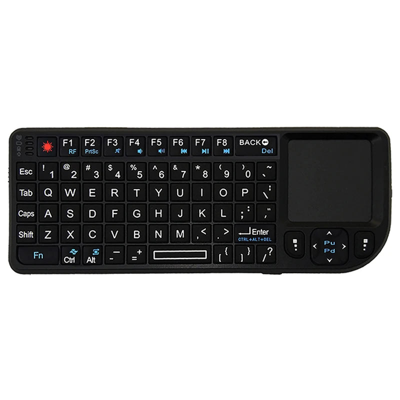 AyeBeau RGB Mini Wireless Keyboard Touchpad | French Spanish Russian
