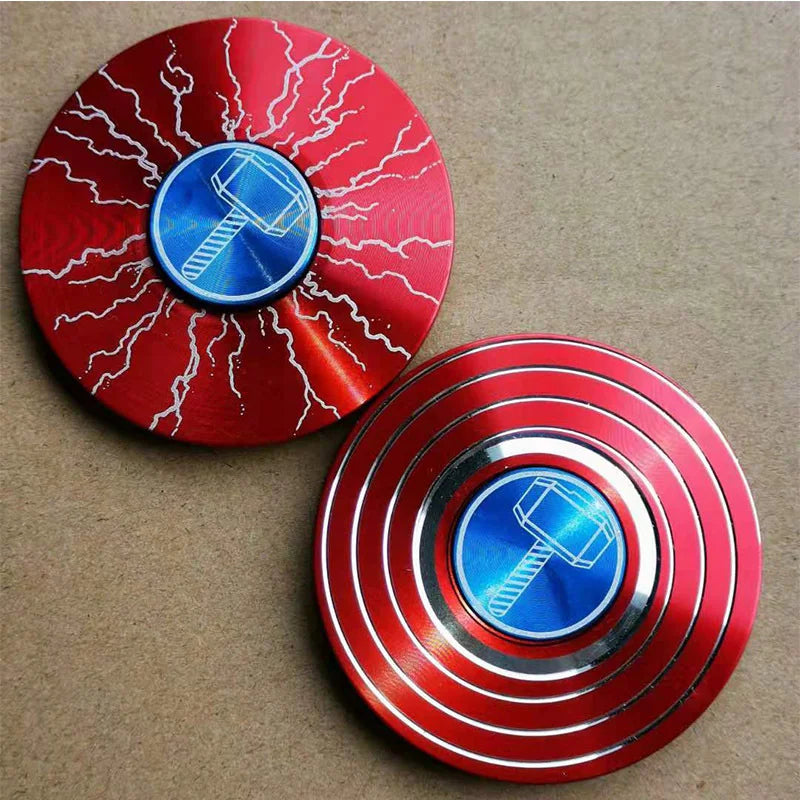 Finger Spinner Shield Aluminum Alloy Fidget Spinner Stress Relief Toy Spinner Oasis Select Chocolate