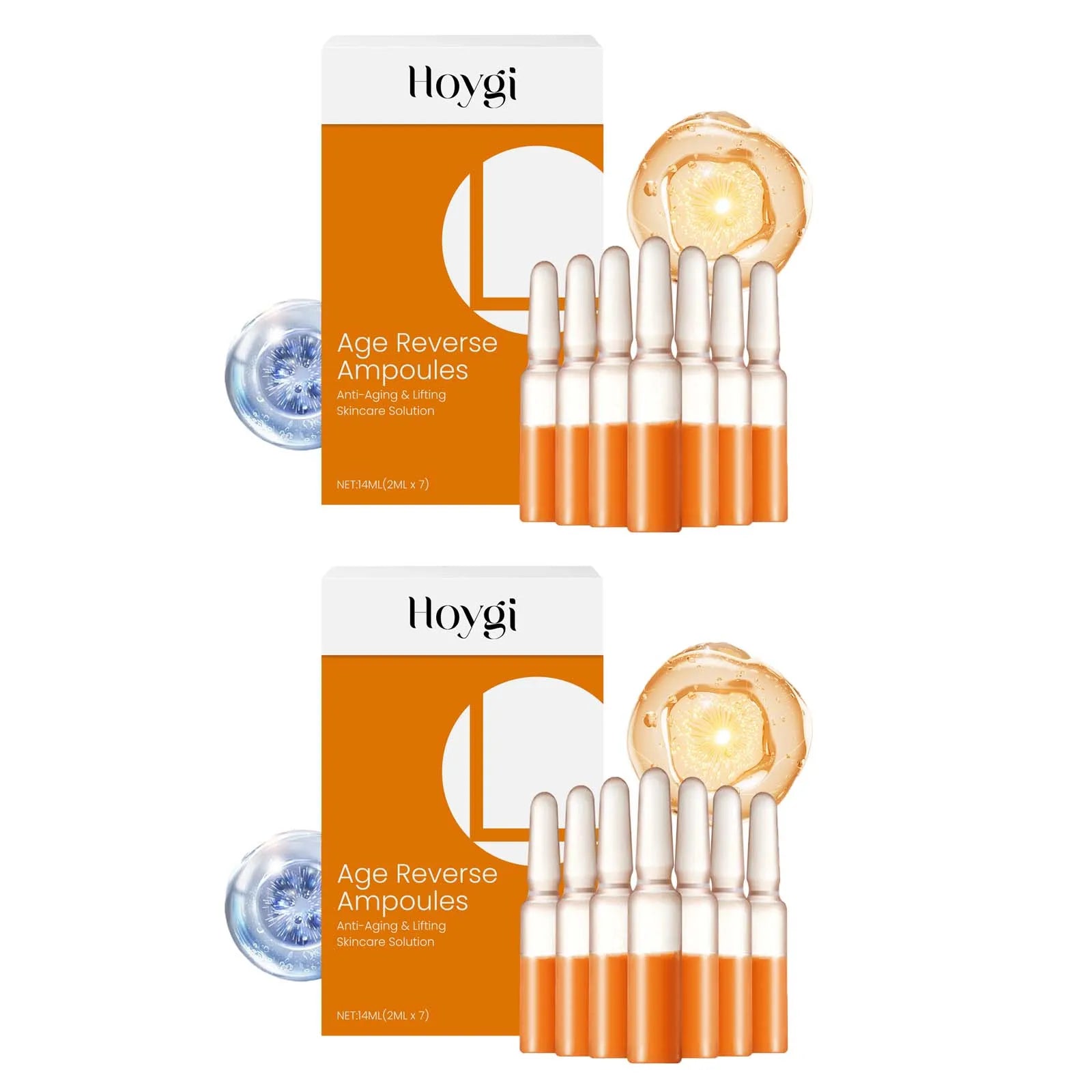Hoygi Astaxanthin Ampoule Face Serum – Anti-Aging & Brightening Face Serum Ampoule Oasis Select 2ml x 14Pcs