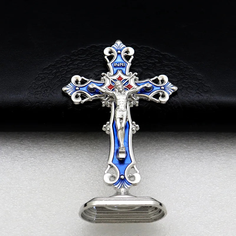 Home and Office Desktop Metal Decorations, Car Carvings, Creative Handicrafts, Ornaments and Ornaments Oasis Select Steel blue 8cm shown in picture