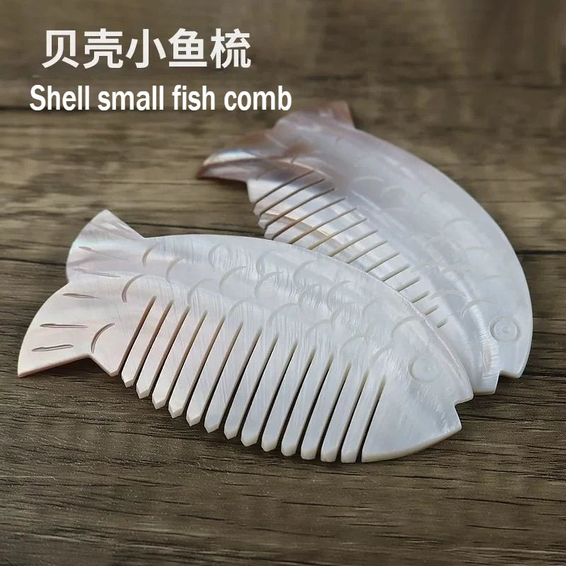 Shell Comb Natural Conch Scraping Plate Crafts Ornaments Pearl Shell Gift ocean decor sea abalone shell Oasis Select