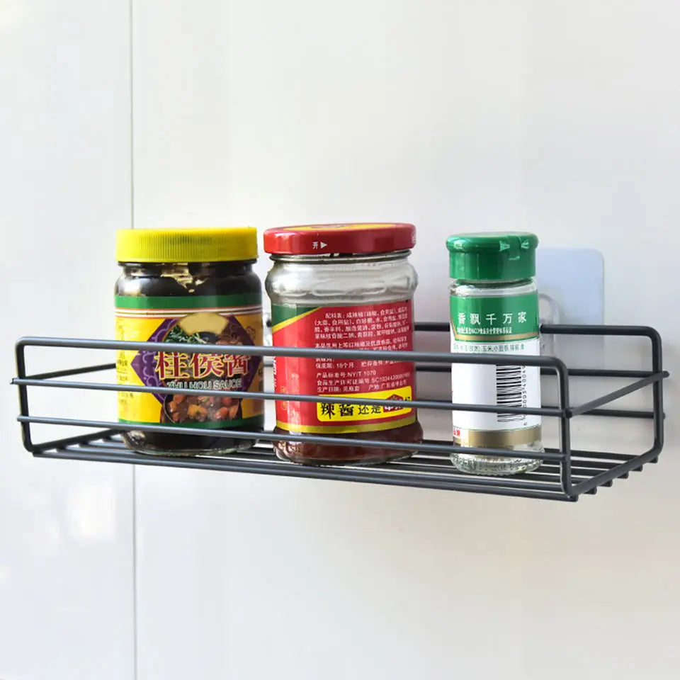 Bathroom Metal Shelves No-Drill Bathroom Organizer Cleaning Supplies Organizer Kitchen Supplies Storage Bathroom Accessories Oasis Select