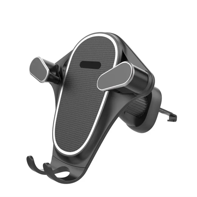Car Phone Holder Mobile Cell Phone Stand Portable Smartphone Mount Air Outlet Gravity Support in Car For iPhone 16-11 Samsung Oasis Select